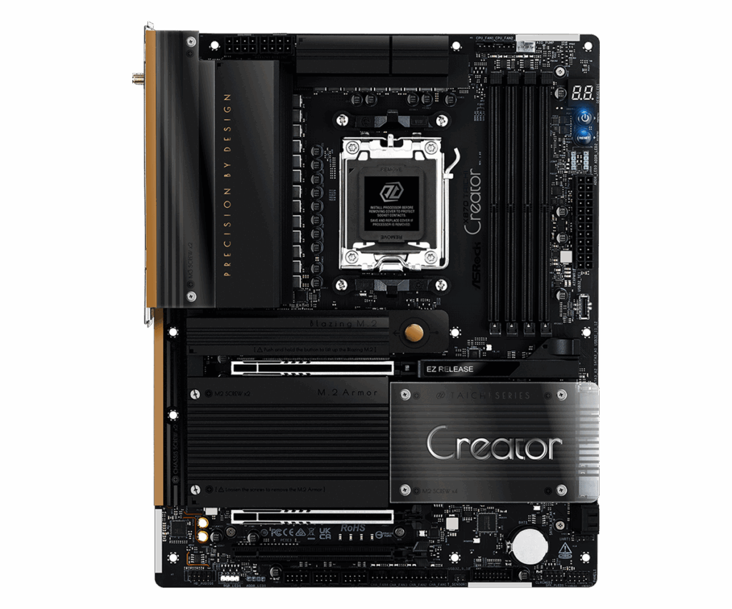 ASRock sAM5 X870 TAICHI CREATOR alaplap - Image 2